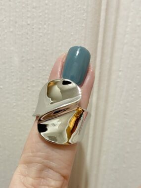 [ nwot ] Lia Sophia Silver Sculptural Ring